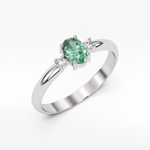 Pierścionek ze szmaragdem