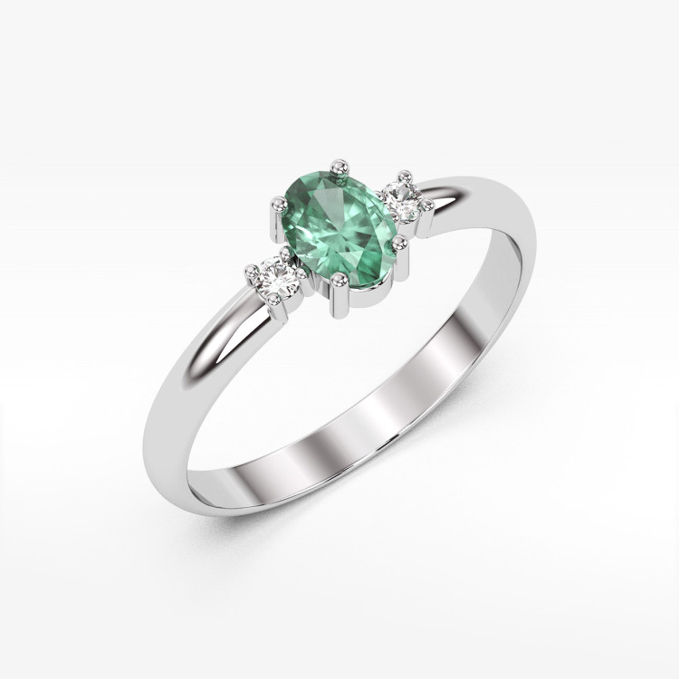 Pierścionek ze szmaragdem