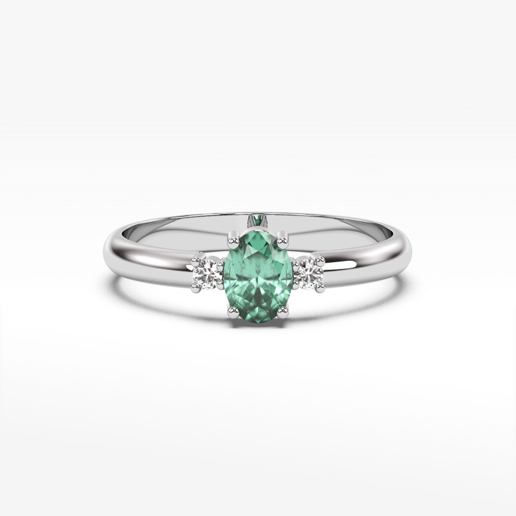 Pierścionek ze szmaragdem