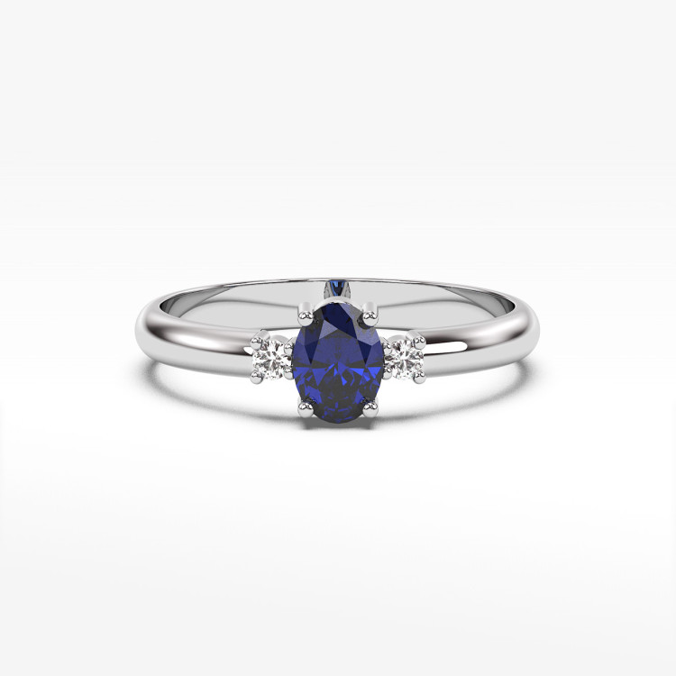 Pierścionek z szafirem