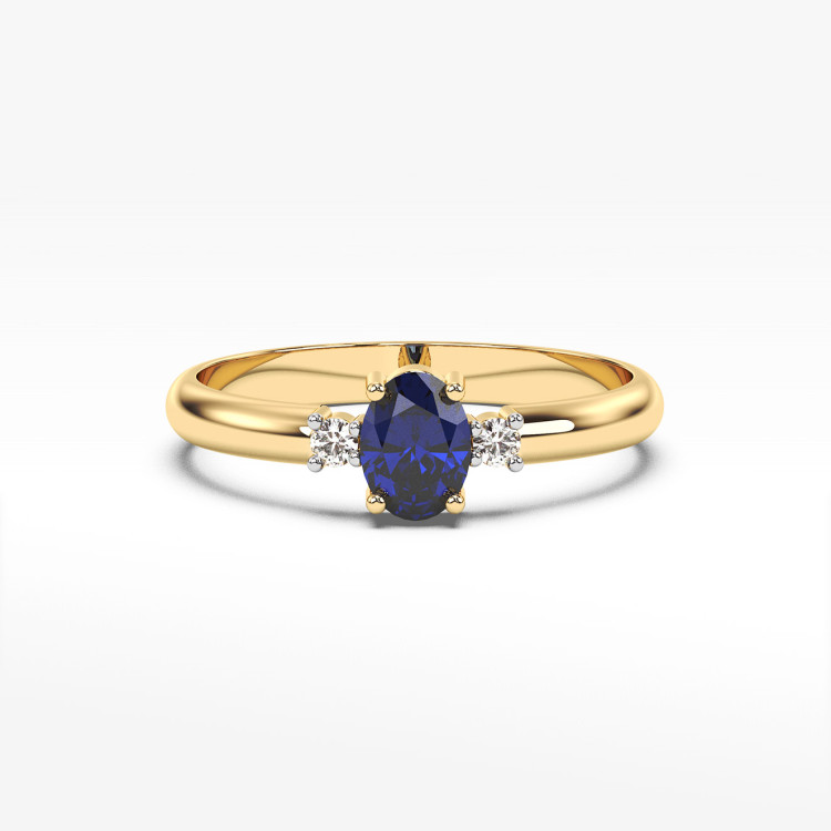 Pierścionek z szafirem