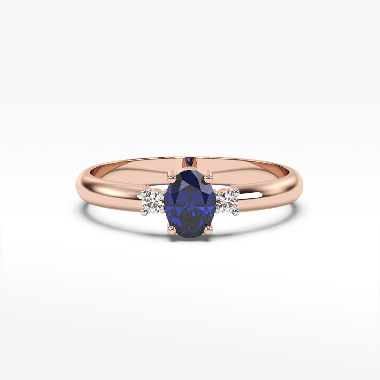 Pierścionek z szafirem
