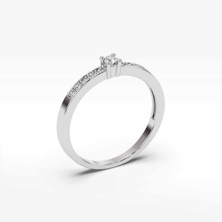 Pierścionek z diamentami