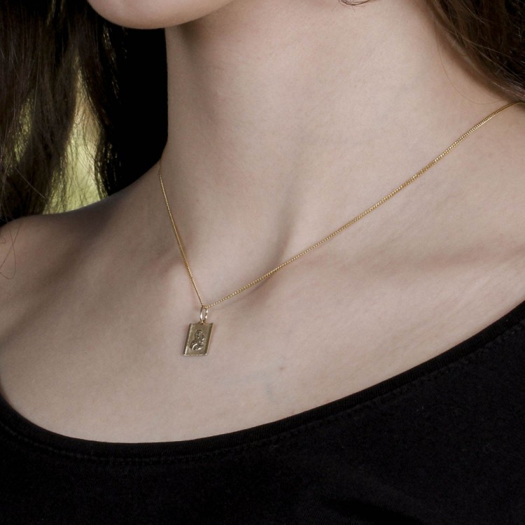 Zawieszka ze złota medalik