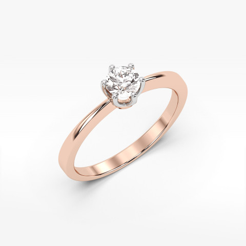 Pierścionek ze złota z diamentem