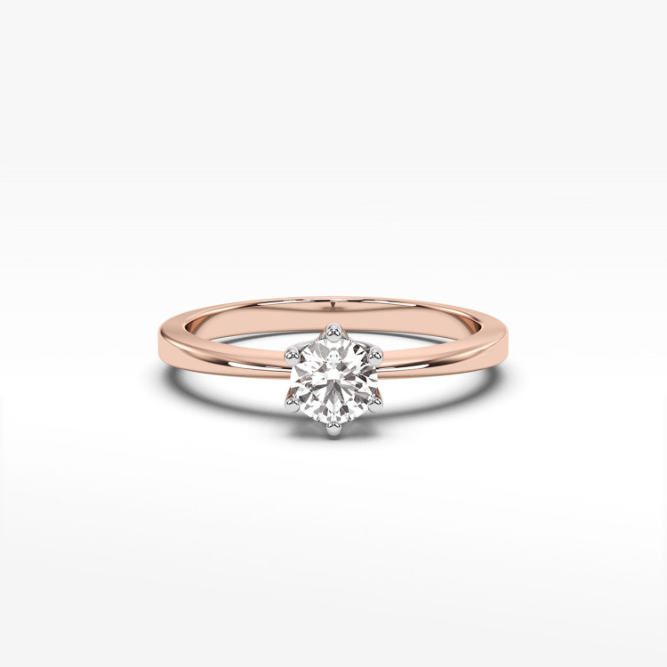 Pierścionek ze złota z diamentem