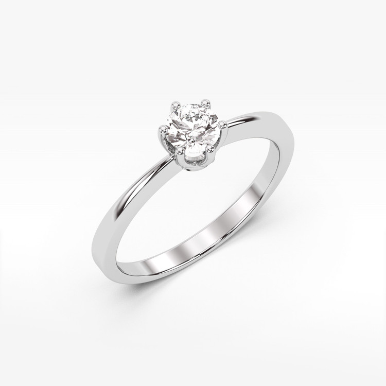 Pierścionek ze złota z diamentem