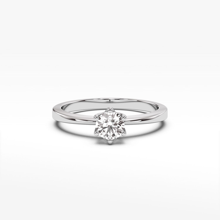 Pierścionek ze złota z diamentem