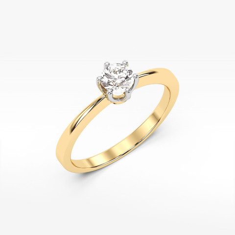 Pierścionek ze złota z diamentem