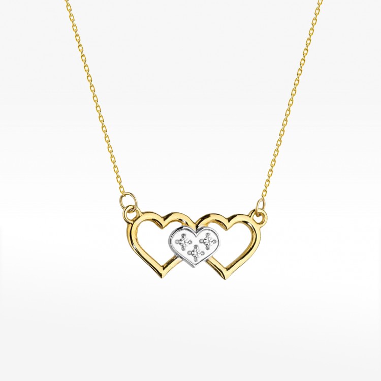 Celebrytka ze złota z diamentami