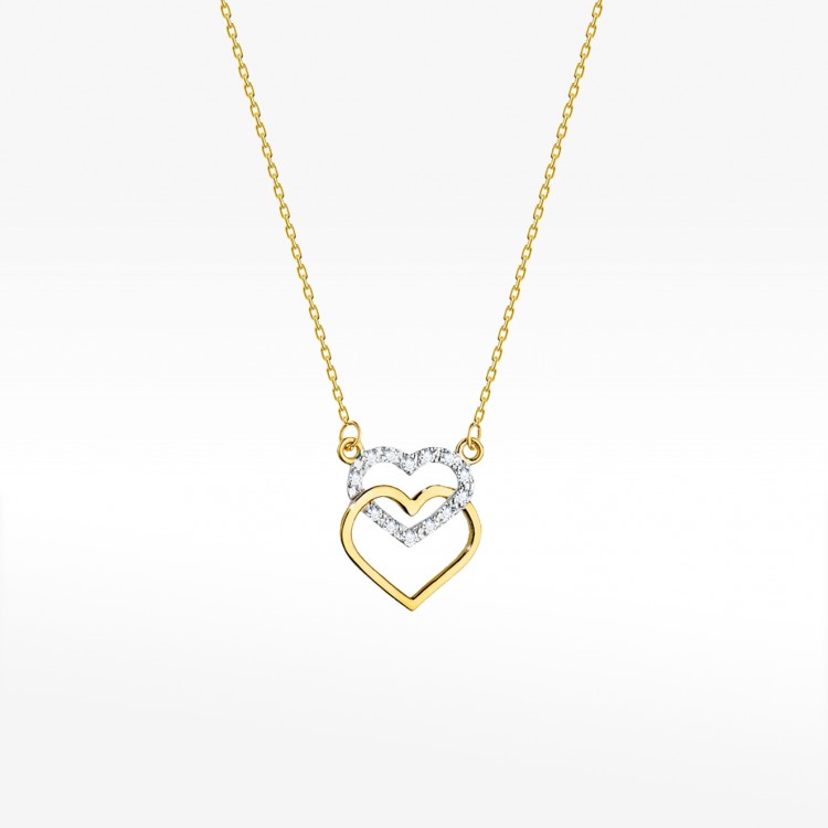 Celebrytka ze złota z diamentami