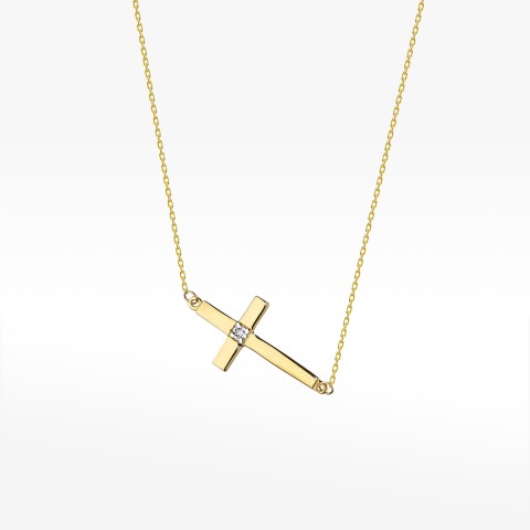 Celebrytka ze złota z diamentami