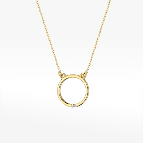 Celebrytka ze złota z diamentami