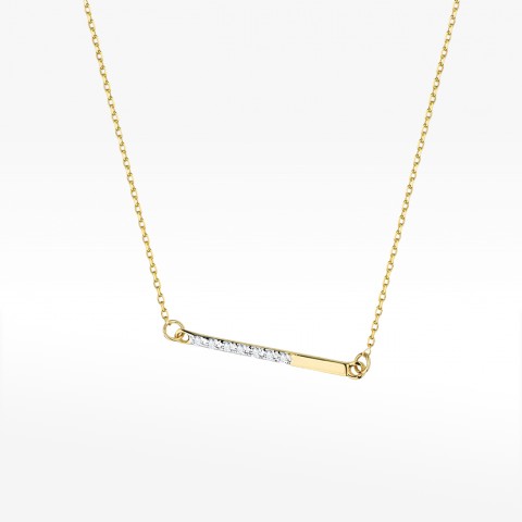 Celebrytka ze złota z diamentami