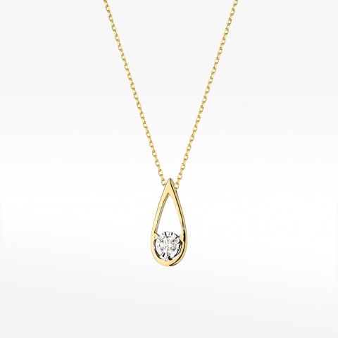 Celebrytka ze złota z diamentami