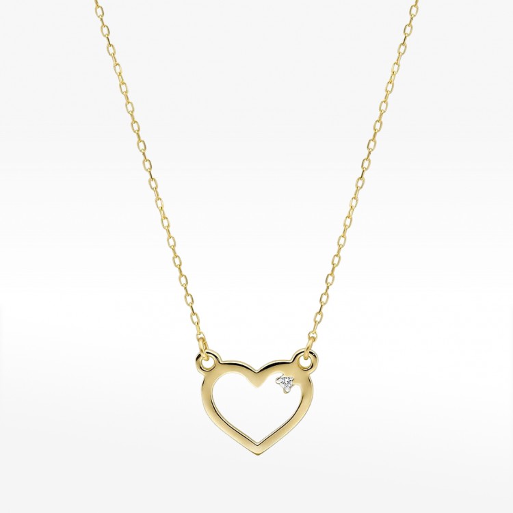 Celebrytka ze złota z diamentami