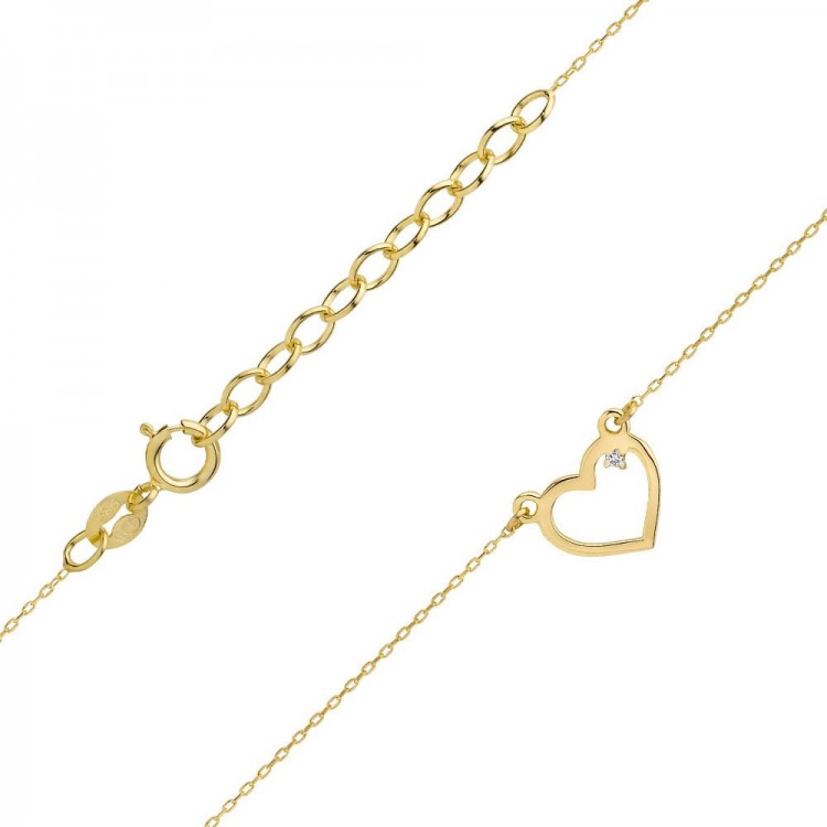 Celebrytka ze złota z diamentami