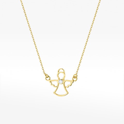 Celebrytka ze złota z diamentami