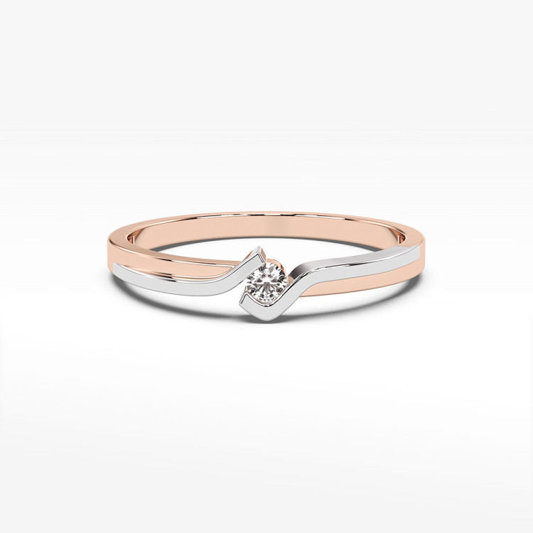 Pierścionek zaręczynowy z diamentem