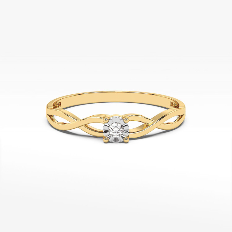 Pierścionek z diamentem