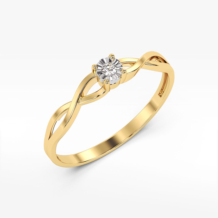 Pierścionek z diamentem