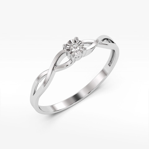 Pierścionek z diamentem