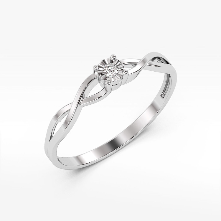 Pierścionek z diamentem