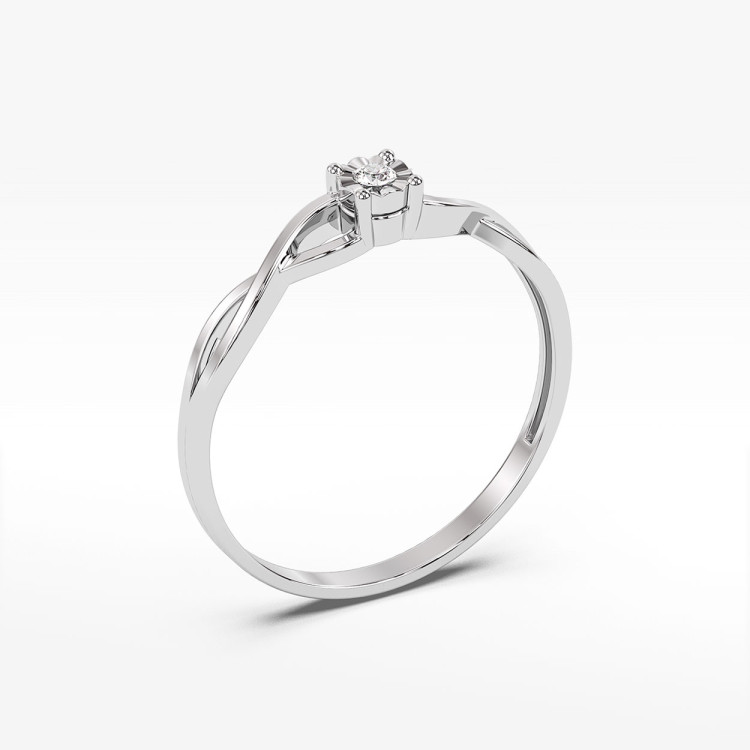 Pierścionek z diamentem