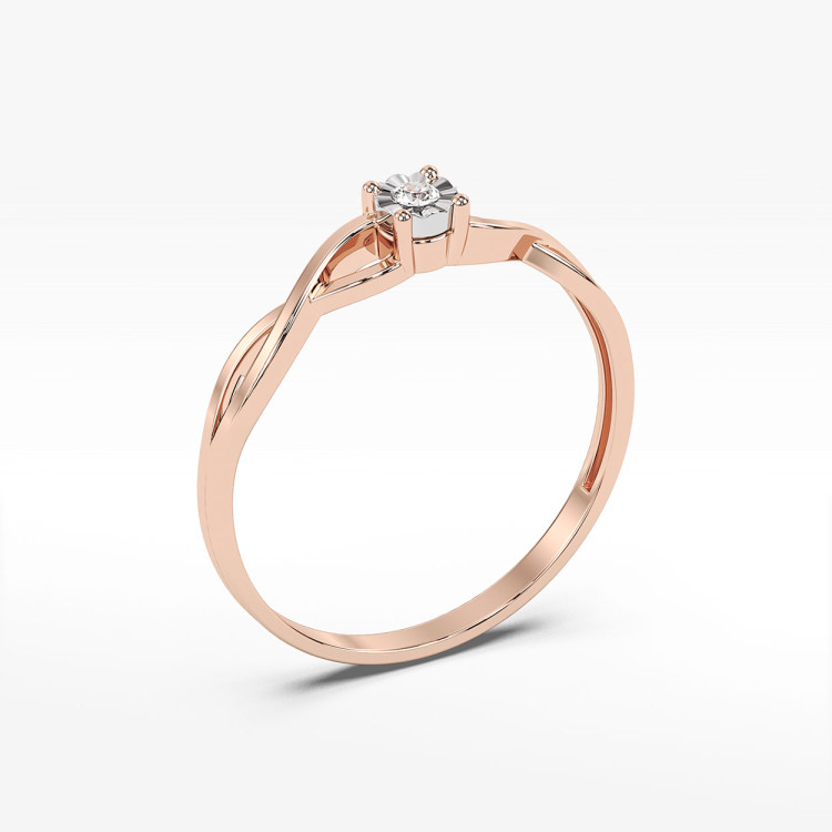 Pierścionek z diamentem