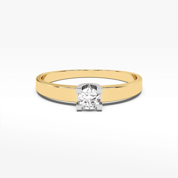 Pierścionek zaręczynowy z diamentem