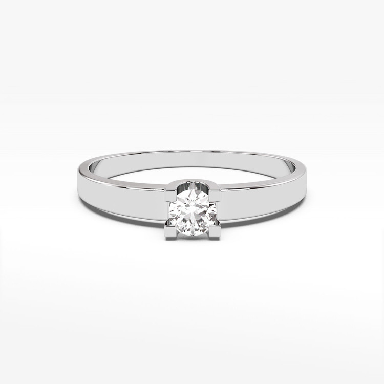 Pierścionek zaręczynowy z diamentem