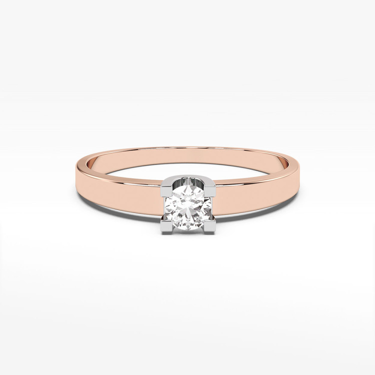 Pierścionek zaręczynowy z diamentem