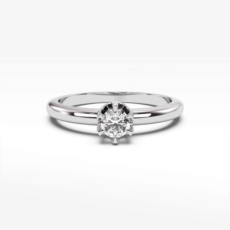 Pierścionek zaręczynowy z diamentem