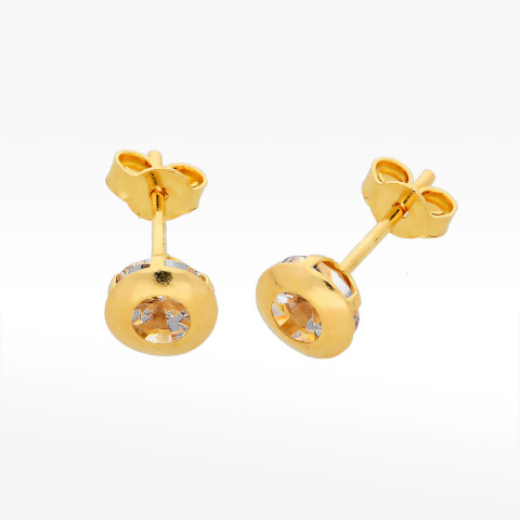 Kolczyki ze złota z cyrkonią