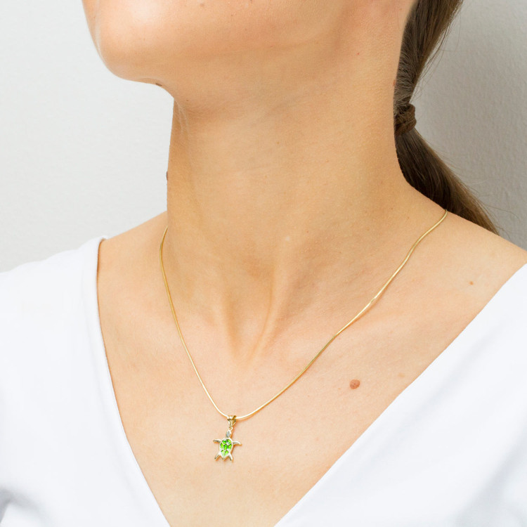 Zawieszka ze złota żółw