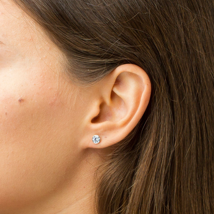 Kolczyki ze złota z cyrkonią