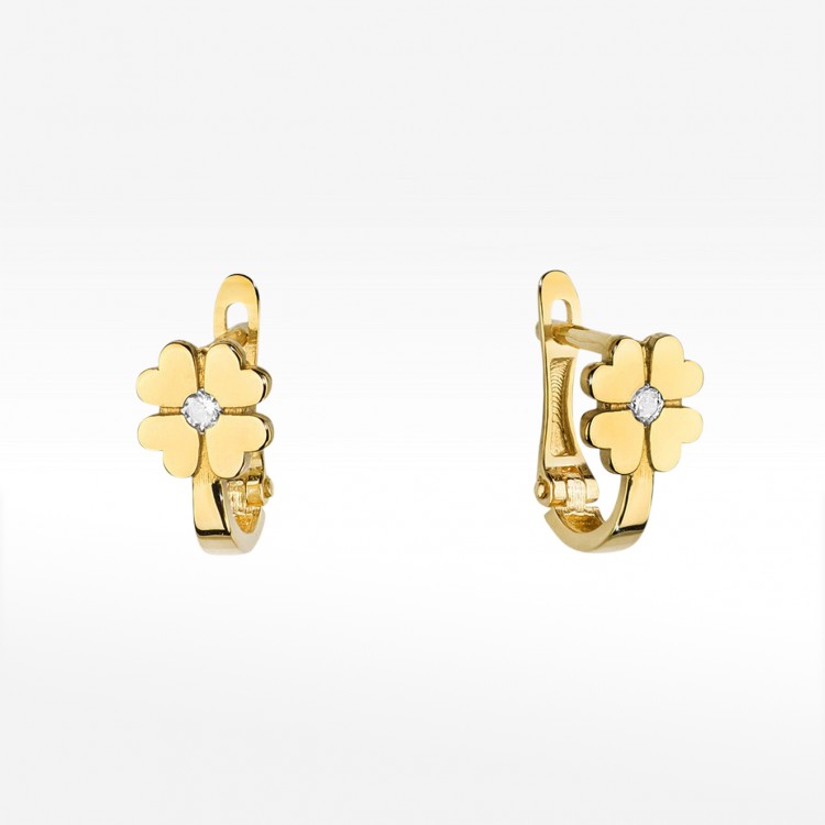 Kolczyki ze złota z diamentami