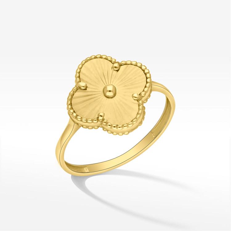 Pierścionek ze złota kwiat