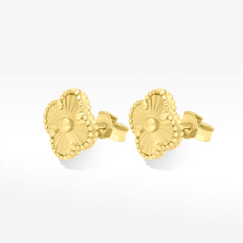 Kolczyki ze złota kwiatki