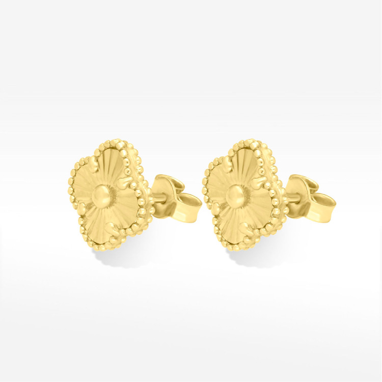 Kolczyki ze złota kwiatki