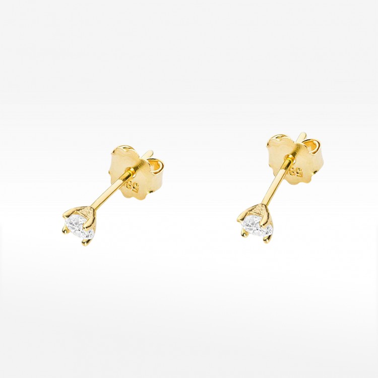 Kolczyki ze złota z diamentami