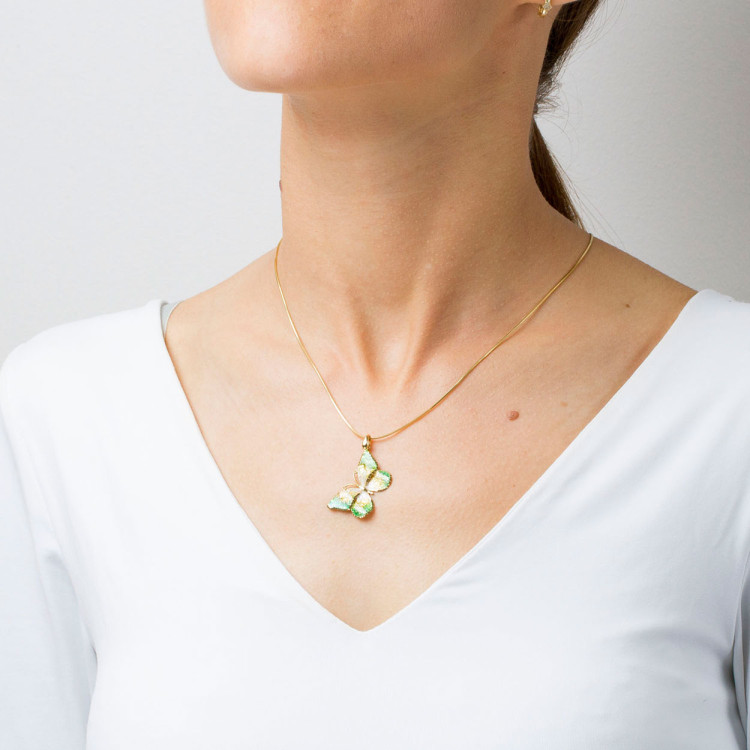 Zawieszka ze złota motyl