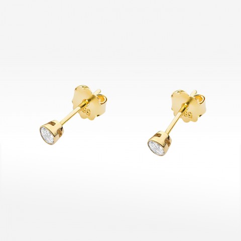 Kolczyki ze złota z diamentami