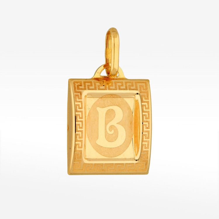 Zawieszka ze złota literka B