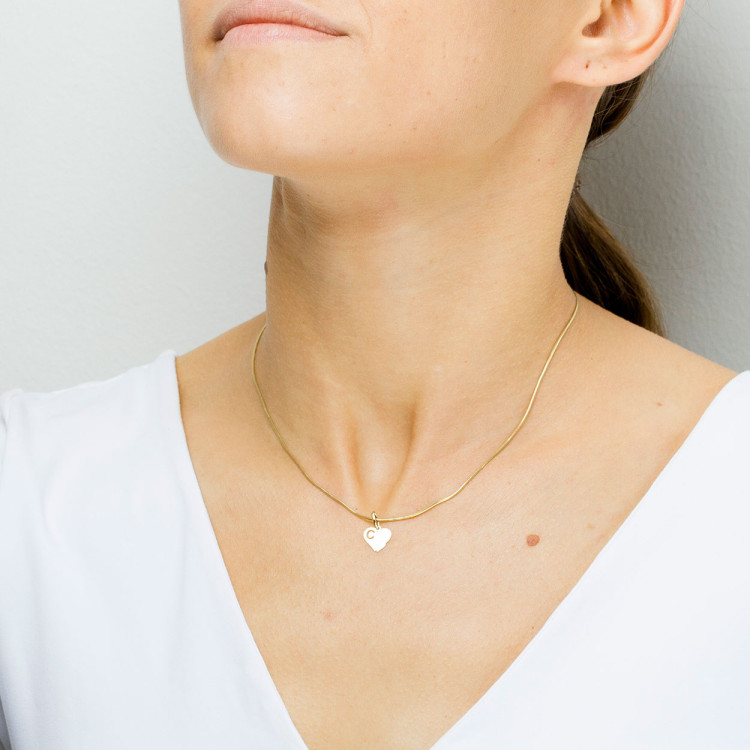 Zawieszka ze złota literka C