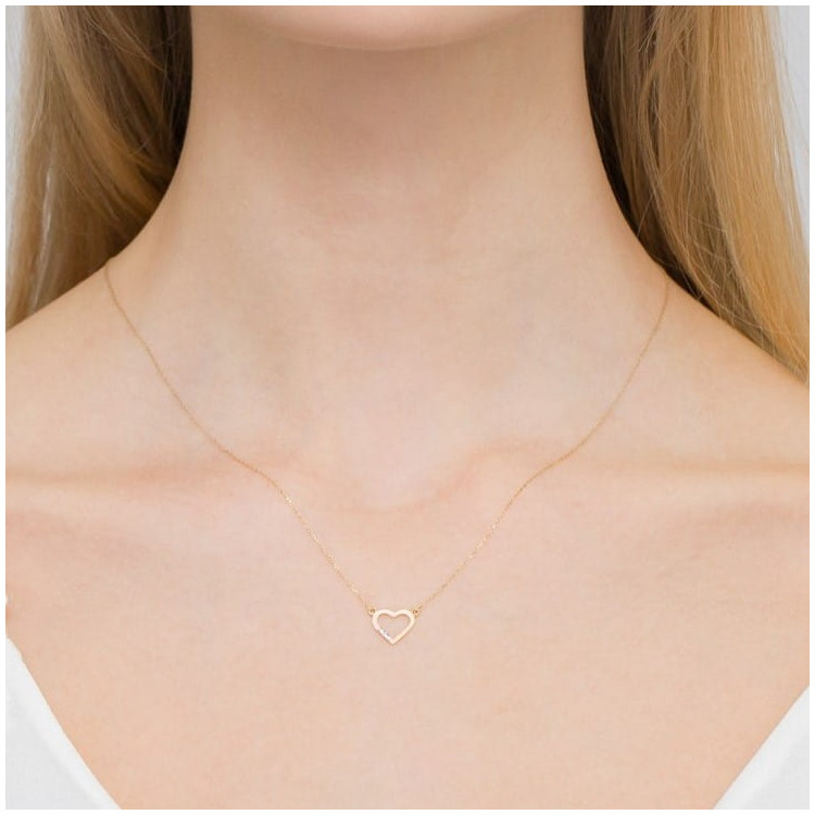 Celebrytka ze złota z diamentami