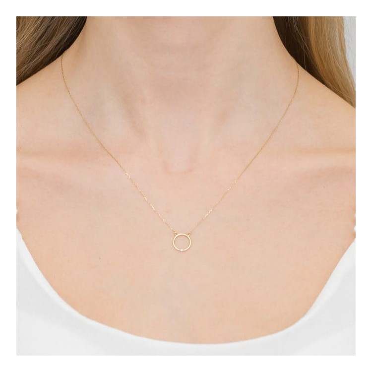 Celebrytka ze złota z diamentami