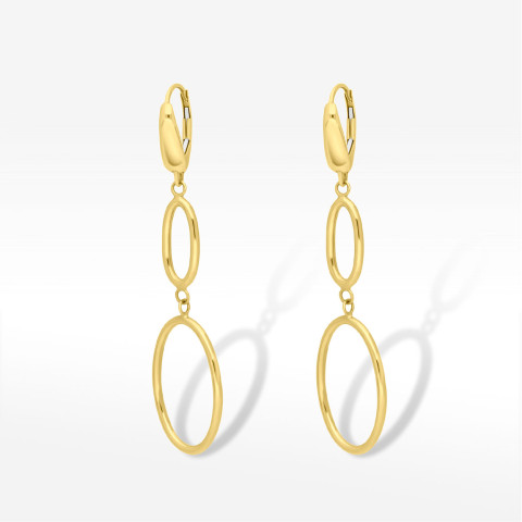 Kolczyki ze złota wiszące