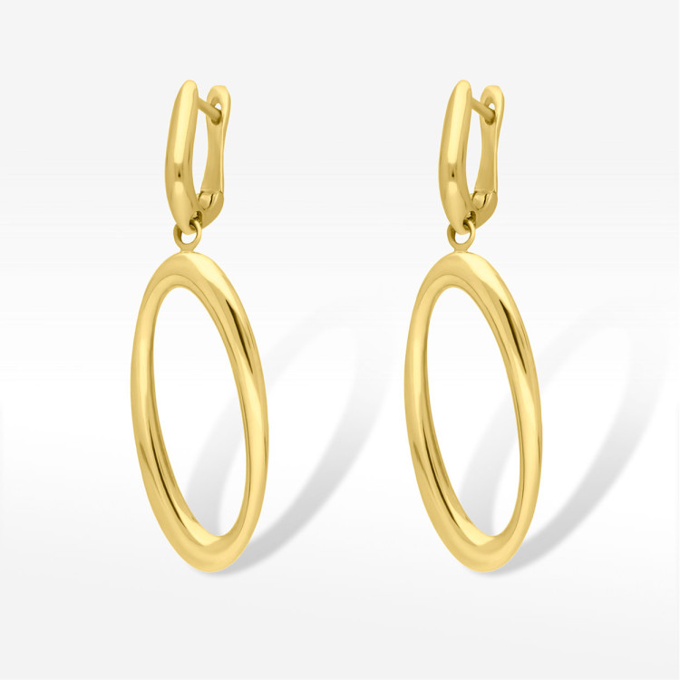 Kolczyki ze złota wiszące