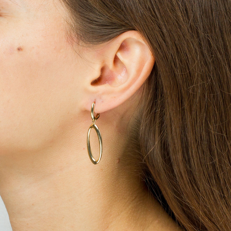 Kolczyki ze złota wiszące